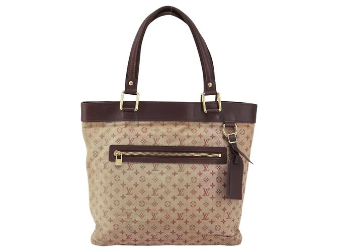 LOUIS VUITTON Monogram Mini Lucille GM Tote Bag Rot M92677 LV Auth 162967 - Ansicht 13