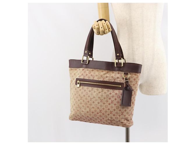 LOUIS VUITTON Monogram Mini Lucille GM Tote Bag Rot M92677 LV Auth 162967 - Ansicht 25