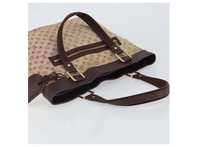 LOUIS VUITTON Monogram Mini Lucille GM Tote Bag Rot M92677 LV Auth 162967 - Ansicht 6