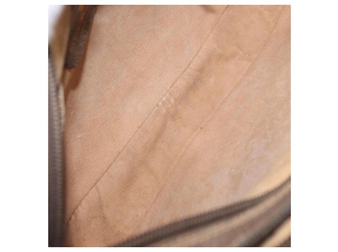 Borsa Sherry Line GG Supreme Web di GUCCI in PVC beige e oro 904 02 049 Auth 160477 D'oro - vista 11