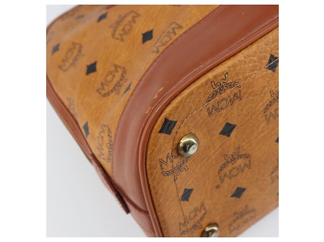 Borsa MCM Vicetos Logogram in pelle PVC 2 in 1 marrone oro Auth gh1460 D'oro - vista 10