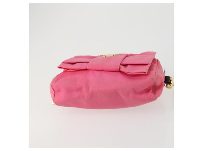 Christian Dior Pochette PRADA in Nylon PVC 4 Set Rosa Khaki Auth ti3613 Cachi - vista 10