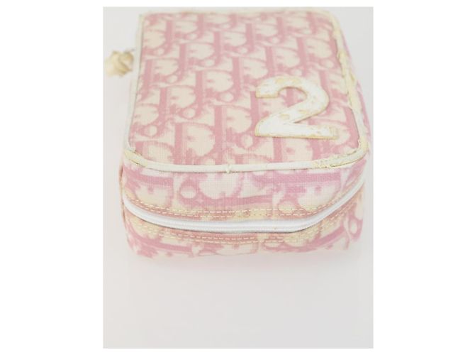 Christian Dior Pochette PRADA in Nylon PVC 4 Set Rosa Khaki Auth ti3613 Cachi - vista 22