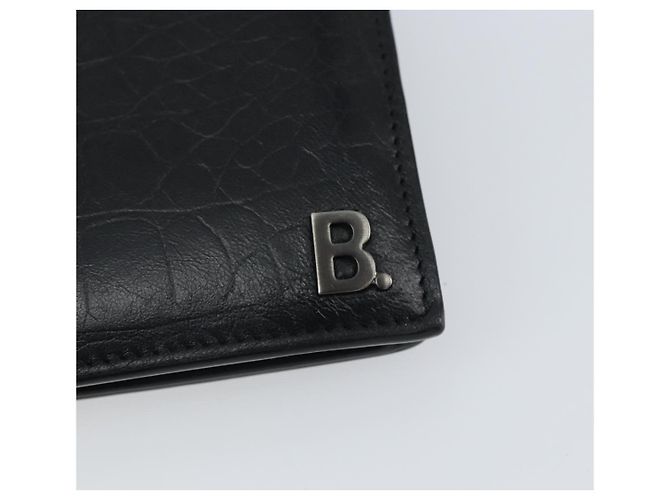 Balenciaga Kompakte Lederbörse Schwarz Authentisch 161631 - Ansicht 17