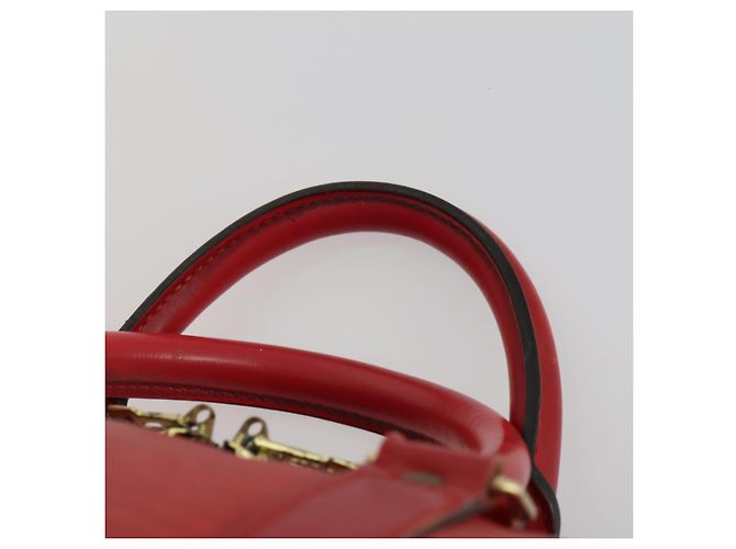 LOUIS VUITTON Epi Keepall 60 Borsa Boston Rossa M42947 LV Auth 159412 Rosso - vista 8