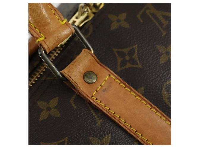LOUIS VUITTON Monogram Keepall 55 Boston Bag M41424 LV Auth 161537 - view 17