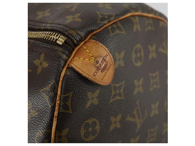 LOUIS VUITTON Monogram Keepall 55 Boston Bag M41424 LV Auth 161537 - view 18