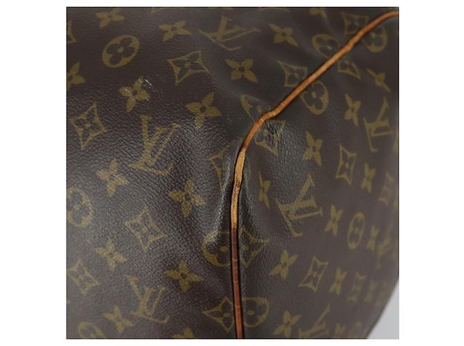 LOUIS VUITTON Monogram Keepall 55 Boston Bag M41424 LV Auth 161537 - view 9