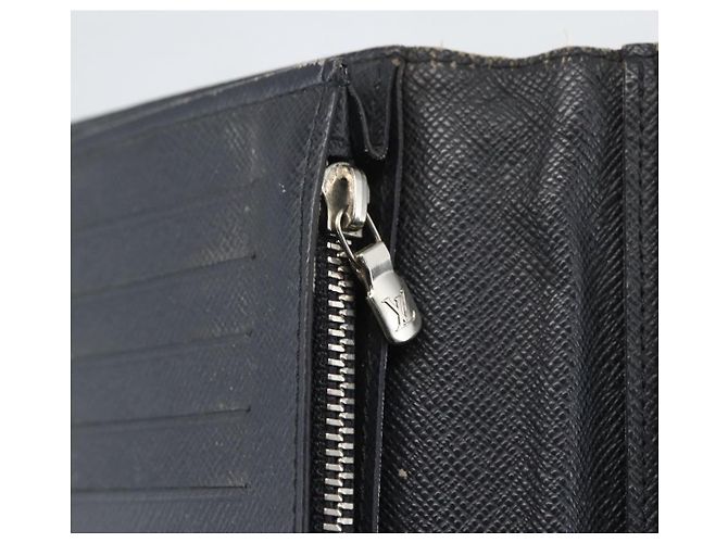 LOUIS VUITTON Monogram Savanna Portefeuille Braza Wallet Blu Navy M66025 Auth 161319 - vista 10