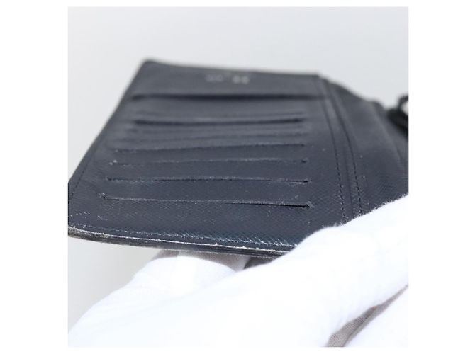 LOUIS VUITTON Monogram Savanna Portefeuille Braza Wallet Blu Navy M66025 Auth 161319 - vista 21