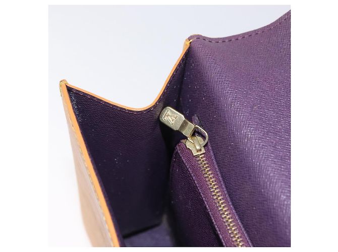 LOUIS VUITTON Bolsa de Mão Epi Malesherbes Tassili Amarelo Jonne M52379 Auth 161476 - vista 22