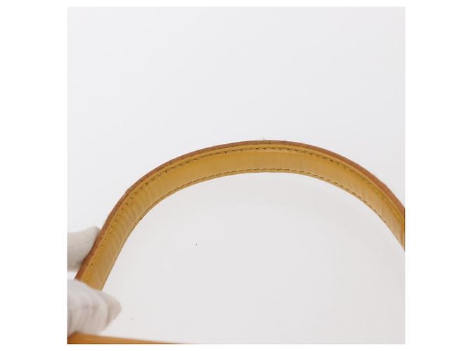 LOUIS VUITTON Bolsa de Mão Epi Malesherbes Tassili Amarelo Jonne M52379 Auth 161476 - vista 8
