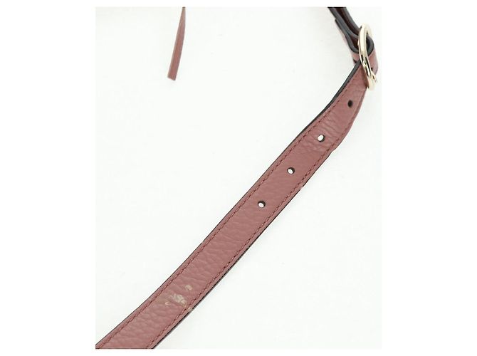 Borsa a mano in pelle GUCCI Bamboo 2 in 1 Rosa Oro 323660 Auth 159357 D'oro - vista 9