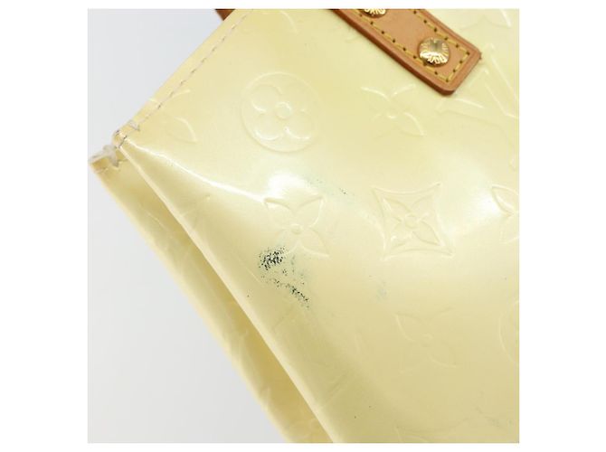 LOUIS VUITTON Monogram Vernis Reade PM Borsa a Mano Perle M91336 LV Auth 161401 - vista 10