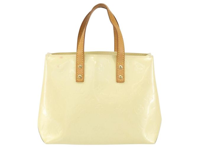 LOUIS VUITTON Monogram Vernis Reade PM Borsa a Mano Perle M91336 LV Auth 161401 - vista 13