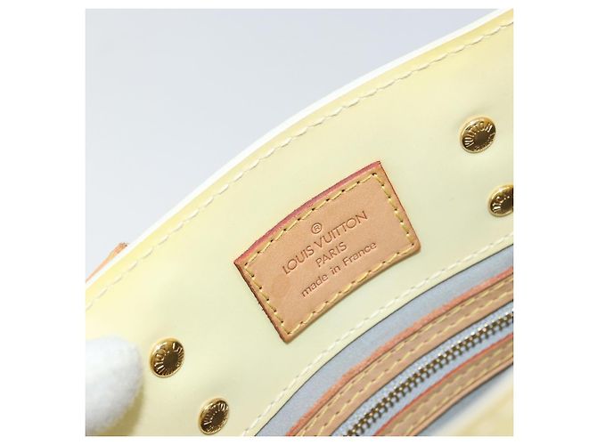 LOUIS VUITTON Monogram Vernis Reade PM Borsa a Mano Perle M91336 LV Auth 161401 - vista 18