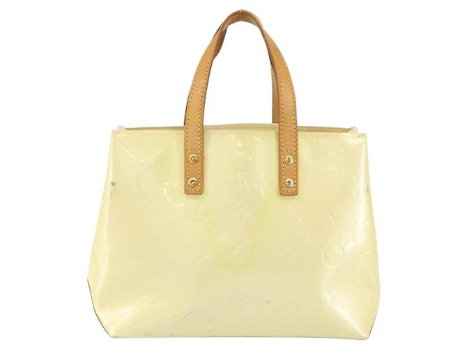 LOUIS VUITTON Monogram Vernis Reade PM Borsa a Mano Perle M91336 LV Auth 161401 - vista 2
