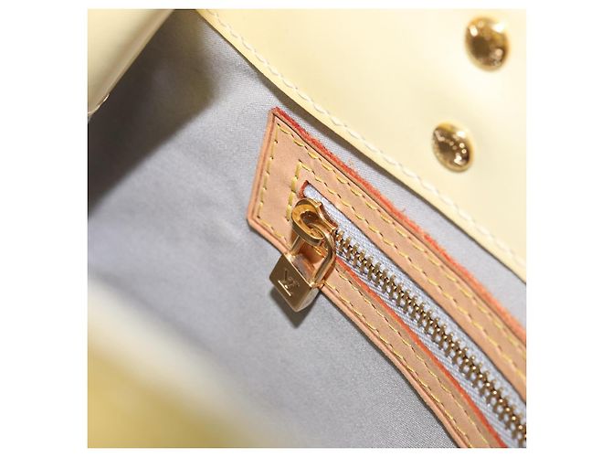 LOUIS VUITTON Monogram Vernis Reade PM Borsa a Mano Perle M91336 LV Auth 161401 - vista 21