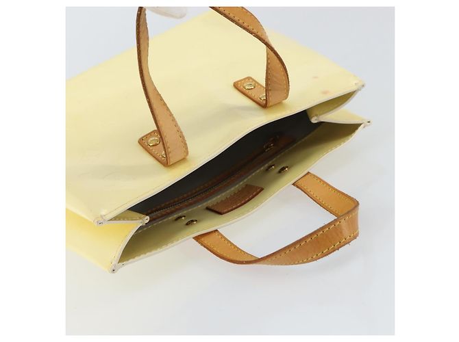 LOUIS VUITTON Monogram Vernis Reade PM Borsa a Mano Perle M91336 LV Auth 161401 - vista 6