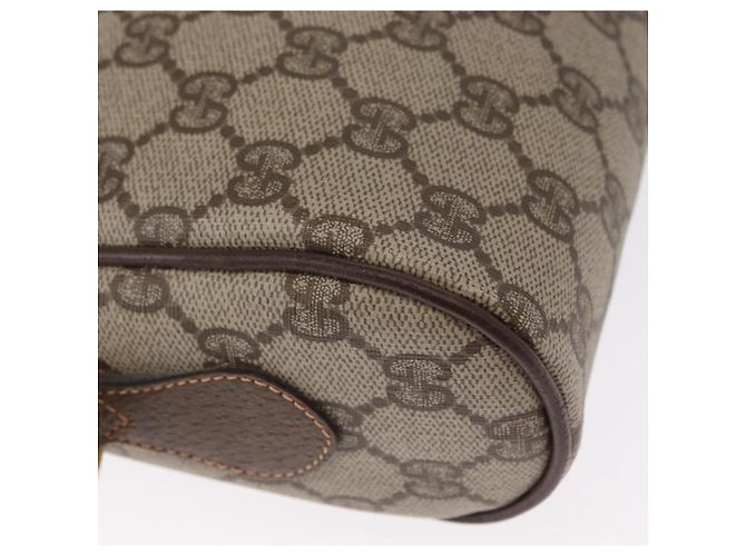 Borsa a Spalla Gucci GG Supreme Web Sherry Line PVC Beige 56 02 087 Auth 161551 - vista 15