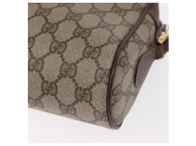 Borsa a Spalla Gucci GG Supreme Web Sherry Line PVC Beige 56 02 087 Auth 161551 - vista 16