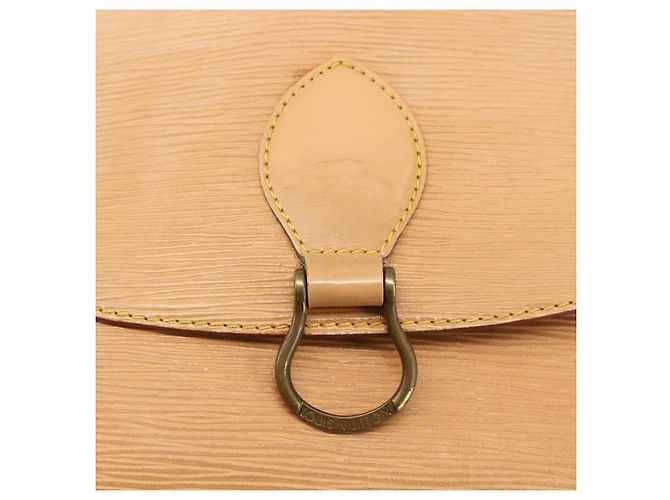 LOUIS VUITTON Borsa a Spalla Epi Saint Cloud GM Beige M52196 LV Auth hk3269 - vista 18