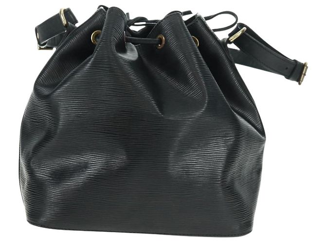 Noe LOUIS VUITTON Borsa a Spalla Petit Noé Epi Nera M44102 LV Auth 162962 Nero - vista 2
