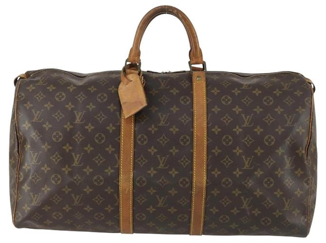LOUIS VUITTON Monogram Keepall 55 Boston Tasche M41424 LV Auth 161540 Monogramm - Ansicht 13