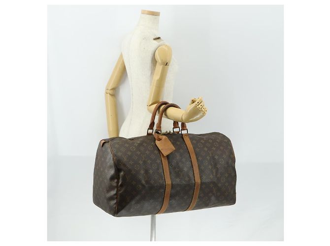 LOUIS VUITTON Monogram Keepall 55 Boston Tasche M41424 LV Auth 161540 Monogramm - Ansicht 22