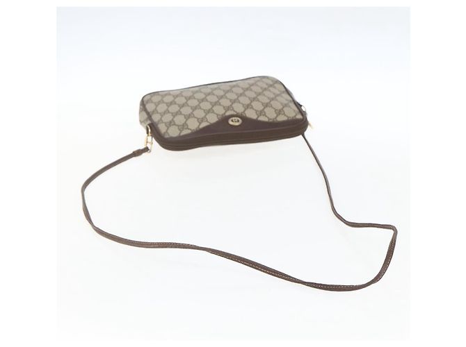Gucci Borsa a Spalla GG Supreme PVC Beige Oro 97 02 068 Auth 161385 D'oro - vista 7