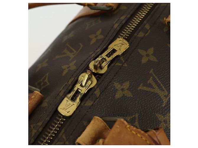 LOUIS VUITTON Monogram Keepall 55 Boston Bag M41424 LV Auth 161538 - view 10