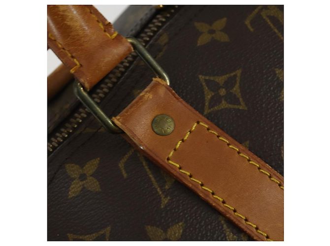 LOUIS VUITTON Monogram Keepall 55 Boston Bag M41424 LV Auth 161538 - view 18