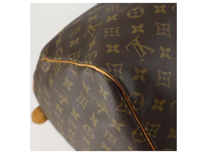 LOUIS VUITTON Monogram Keepall 55 Boston Bag M41424 LV Auth 161538 - view 8