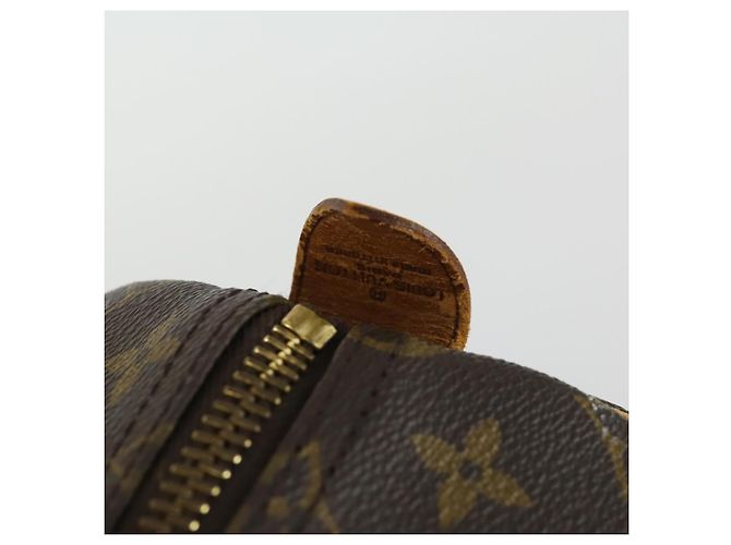 LOUIS VUITTON Monogram Keepall 55 Boston Bag M41424 LV Auth 161538 - view 9