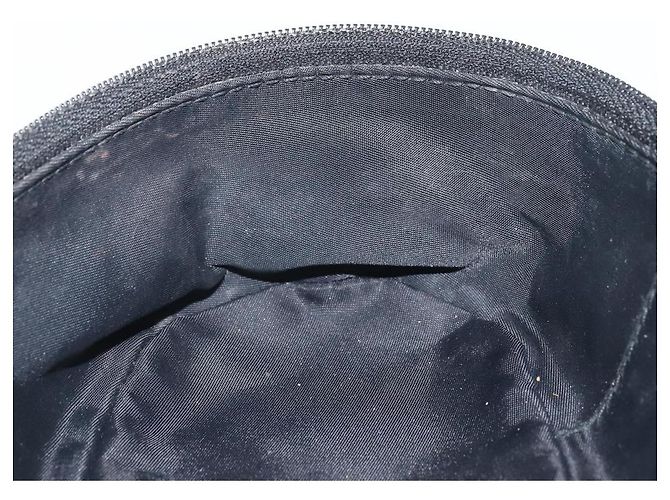 Pochette Vanity in Tela Trotter Christian Dior Nero Argento Auth hk3265 - vista 19