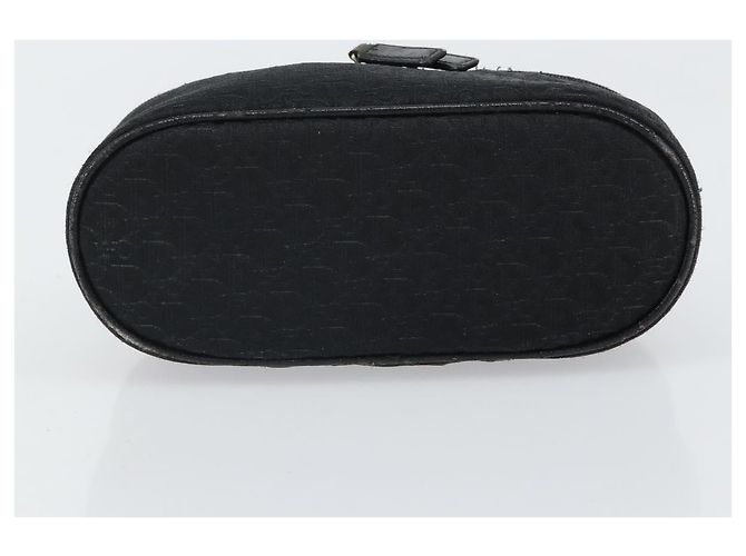 Pochette Vanity in Tela Trotter Christian Dior Nero Argento Auth hk3265 - vista 5