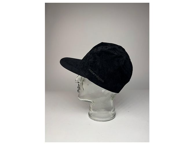 Vintage Courreges Samt SnapBack Schwarz - Ansicht 7