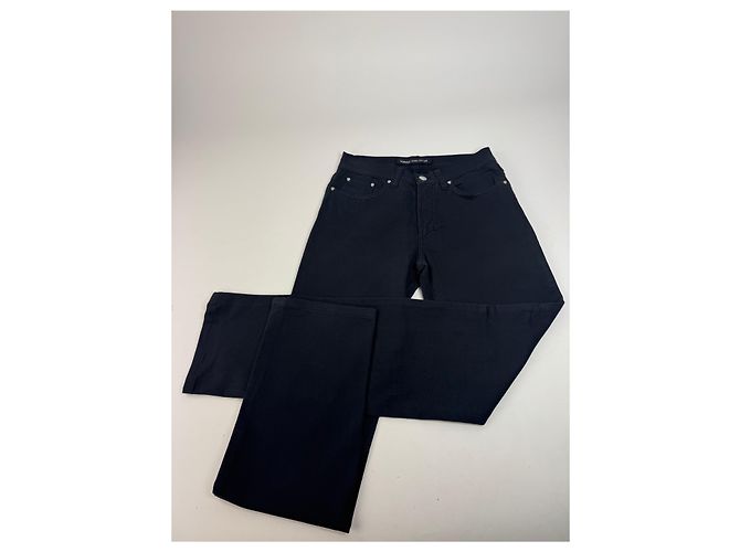 Pantaloni in cotone vintage Versace neri M Nero - vista 10