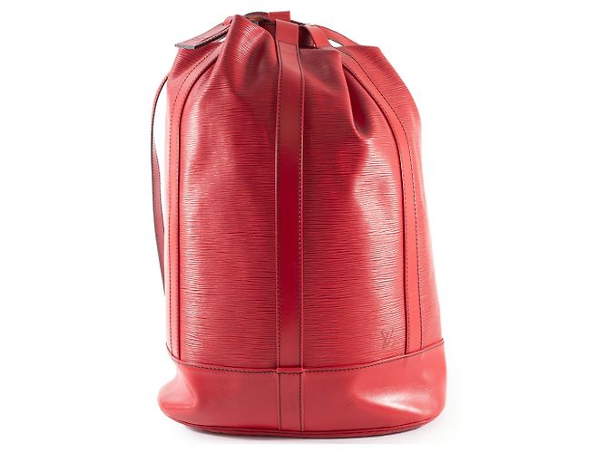 Zaino Randonne GM Louis Vuitton in rosso castigliano - vista 2