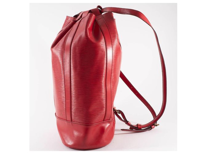 Zaino Randonne GM Louis Vuitton in rosso castigliano - vista 5