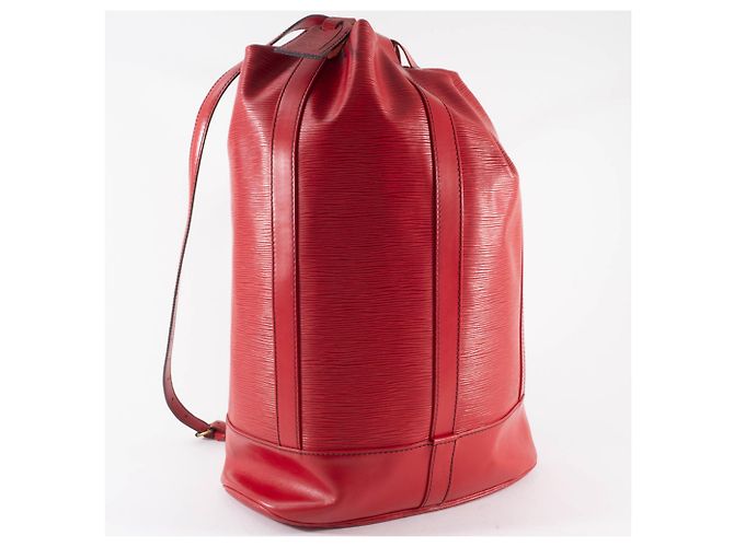 Zaino Randonne GM Louis Vuitton in rosso castigliano - vista 8