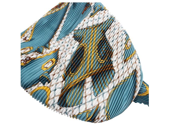 Bufanda de seda plisada Camail Carré 90 de Hermès Multicolor - vista 4