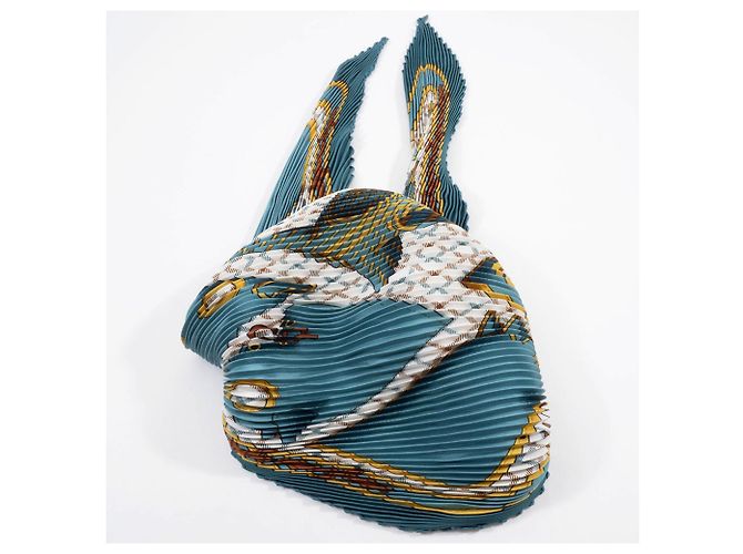 Bufanda de seda plisada Camail Carré 90 de Hermès Multicolor - vista 5