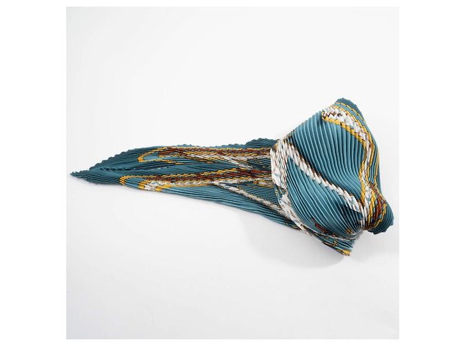 Bufanda de seda plisada Camail Carré 90 de Hermès Multicolor - vista 7