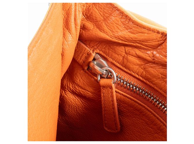 Borsa a Spalla in Pelle Prada BR2470 Cammello - vista 14