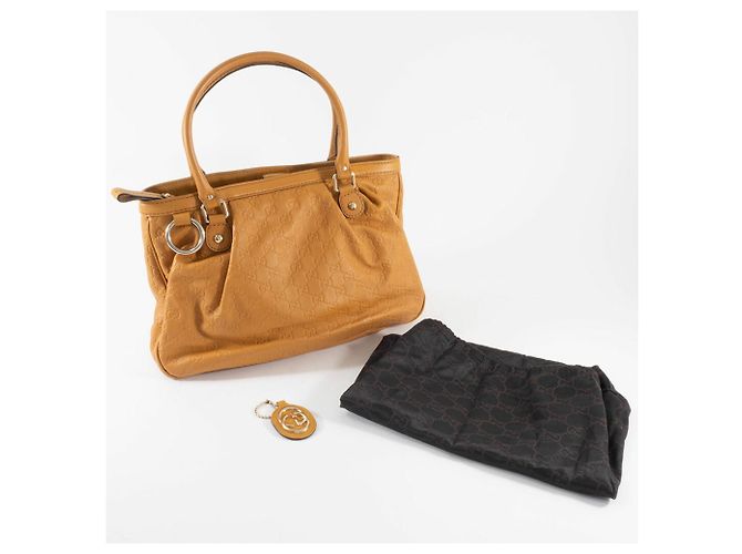 Marmont Borsa a mano Gucci Guccissima Sukey Marrone - vista 15
