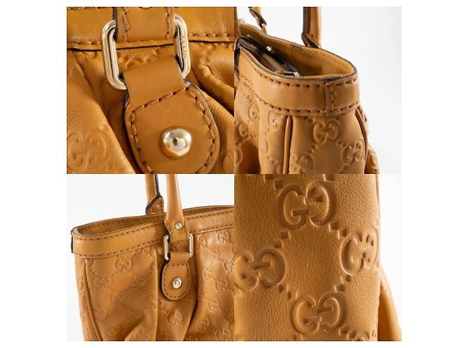 Marmont Borsa a mano Gucci Guccissima Sukey Marrone - vista 16