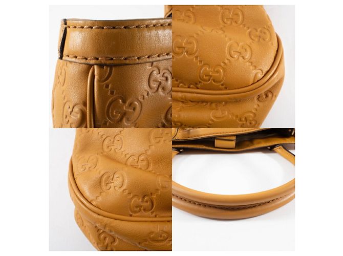 Marmont Borsa a mano Gucci Guccissima Sukey Marrone - vista 17