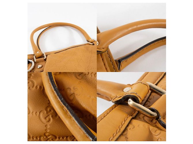 Marmont Borsa a mano Gucci Guccissima Sukey Marrone - vista 18