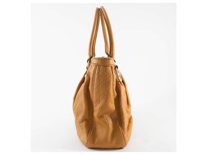 Marmont Borsa a mano Gucci Guccissima Sukey Marrone - vista 3